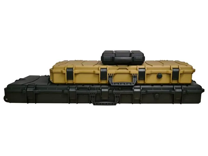 ASG GUN CASE 100x35x14 Stapelbar mit Rollen Tan